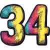 34 Symbole numérique
