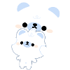 Cute Polar Bear Couple
