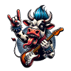 Kuh Rock and Roll Guitarist