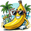Relaxed banana