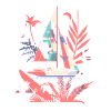 Sailboat Cartoon Style