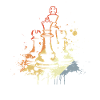 Pièces d’échecs Graffiti