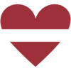 Latvia Heart