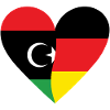 Libya Germany Heart