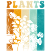 Plant Lover Gardening Retro