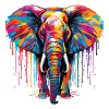 Bunter Elefant