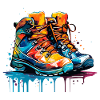 Bunte Schuhe