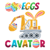 Ostern Eggscavator Bagger Spaß