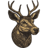 Hirsch Porträt