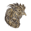 Portrait de coq