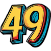 49 Number symbol
