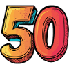 50 Number symbol