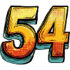 54 Symbole numérique