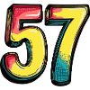 57 Number Symbol