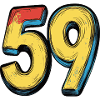 59 Number Symbol