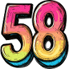 58 Number Symbol
