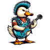 Duck Rock and Roll Guitariste