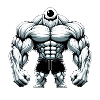 Einäugiger Muskelkoloss - Perfekt fürs Gym