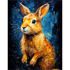 Rabbit in digital art