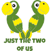 Les perroquets, juste les deux