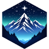 Hexagonal Alpine Nightscape