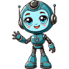 Roboter-Mädchen