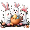 Bunny Ghosts