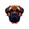 Dog Face - Bullmastiff