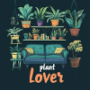 Plant lover living room
