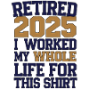 Retired 2025 - Finally Retired