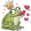 Grenouille Prince Carnaval Carnaval Confettis