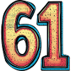 61 Number Symbol