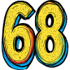 68 Number Symbol