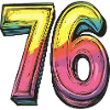 76 Number Symbol