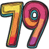 79 Number Symbol