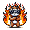 Paresseux Flammes froides Feu