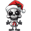 Squelette du Père Noël