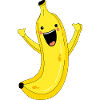 Happiness and banana