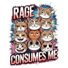 Rage Consumes Me Cat