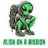 Alien on a mission