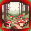 Mushrooms in the forest