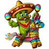 Mexican Cactus Riding Pinata