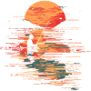 Fischerei Illustration