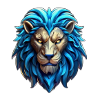 AbiosMios Lion Bleu