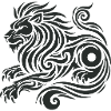 Lion Lion Tribal