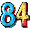 84 Number Symbol