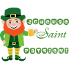 Joyeuse Saint Patrick - Leprechaun Souriant