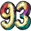 93 Number Symbol