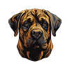 Mastiff Dog Portrait