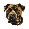 Staffordshire Bull Terrier Dog Portrait